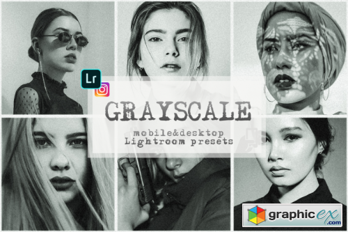 Grayscale presets lightroom mobile monochrome