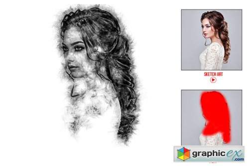 Sketch Art Photoshop Actions