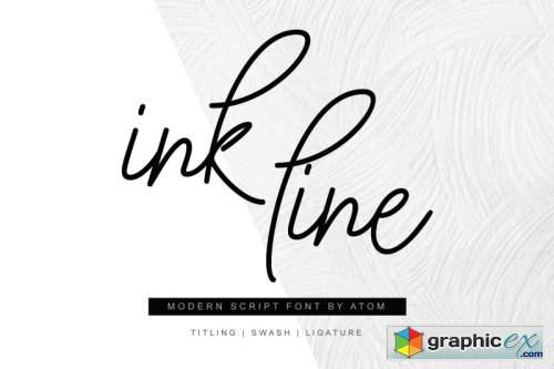 Ink Line | Modern Script Font