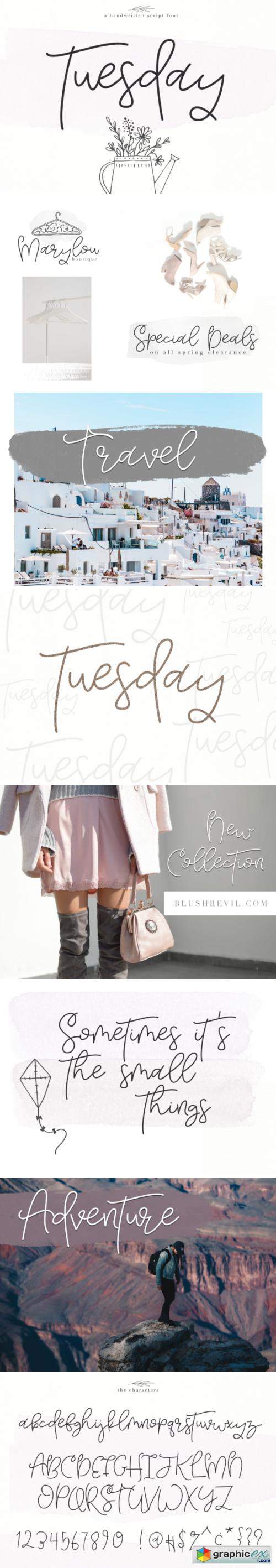 Tuesday Font