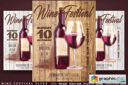 Wine Festival Flyer 3722832
