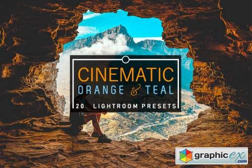 20 Cinematic Orange and Teal Lightroom Presets