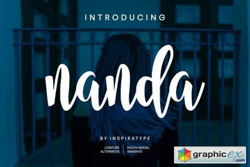 Nanda Script Font