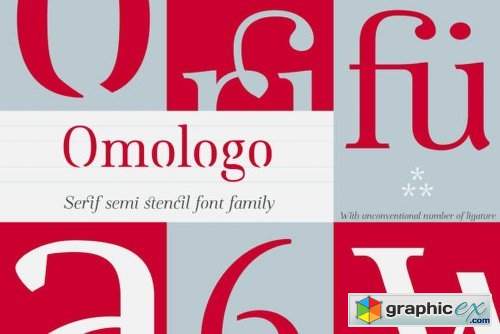 Omologo Font Family - 2 Fonts