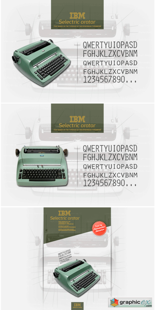 IBM Selectric Orator Font