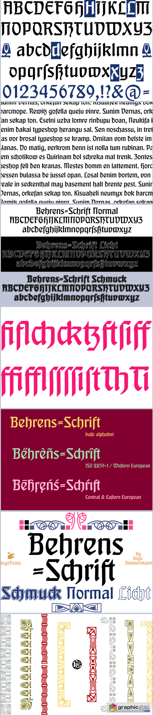 Behrens-Schrift Font