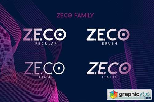 Zexo Sans 4 Family