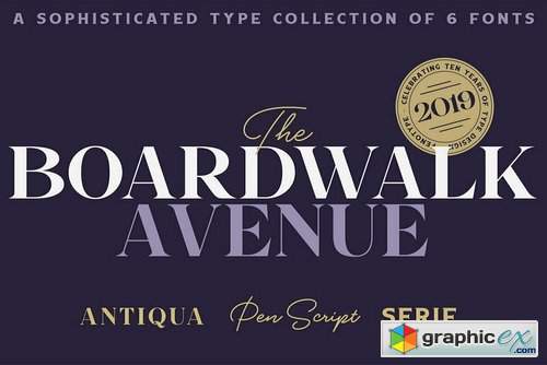 Boardwalk Avenue Font Family