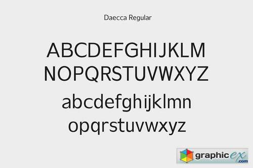 Daecca Sans Serif Font Family
