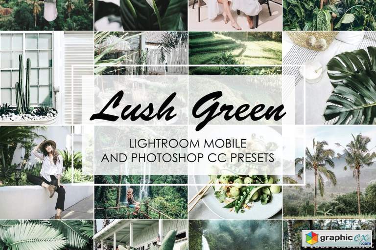 LUSH GREEN Lightroom Presets