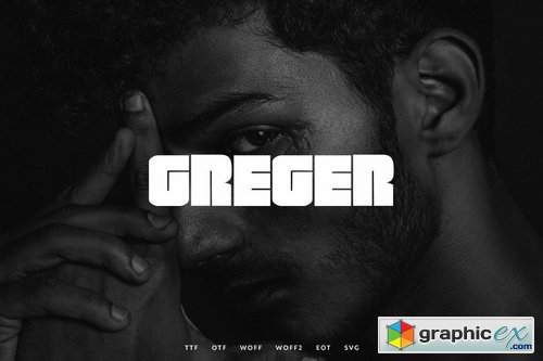 Greger - Display Typeface + WebFonts