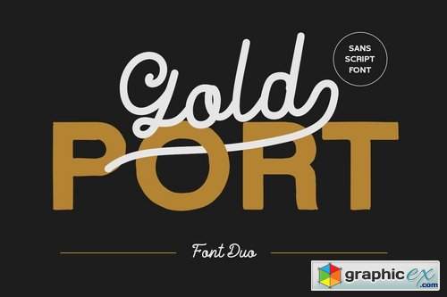 Gold Port - Font Duo