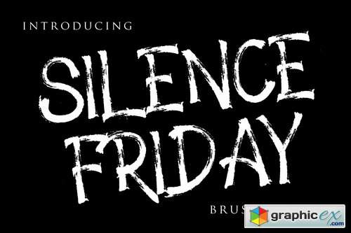 Silence Friday Font