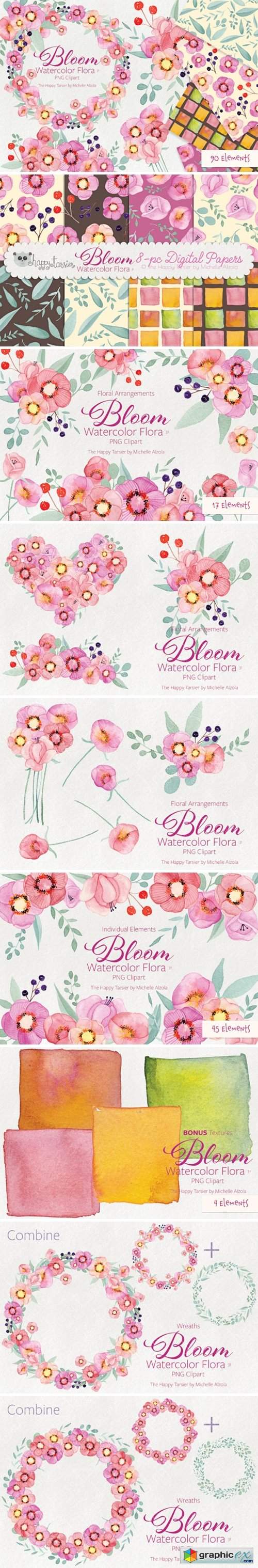 Bloom Watercolor Flora #31