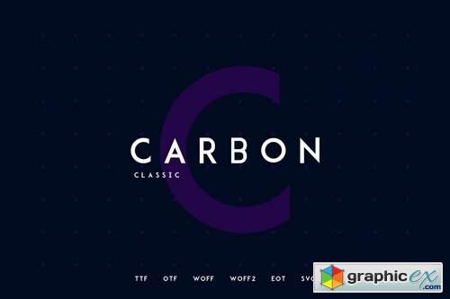 Carbon - Classic Typeface + WebFonts