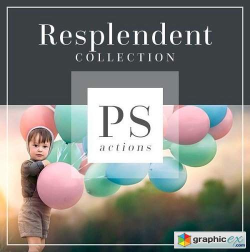 The Resplendent Collection Photoshop Actions + Skydrops & Cloud Brushes