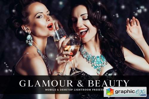 Glamour & Beauty Mobile & Desktop Lightroom Preset
