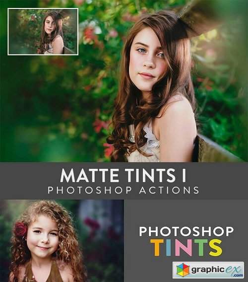 TINTS: Matte Tints I Photoshop Actions