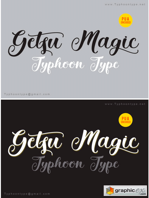 Getsu Magic Font