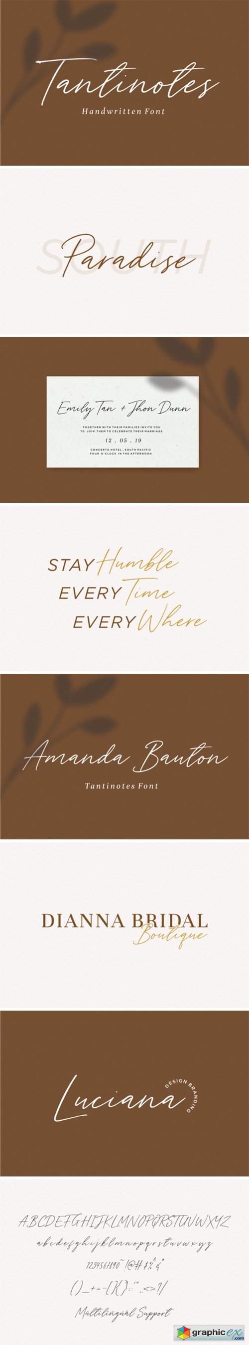 Tantinotes - Handwritten Font