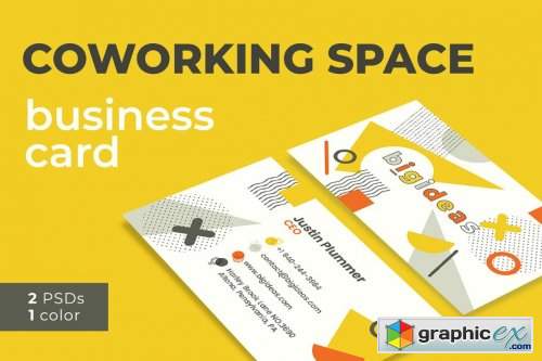 Coworking Space Business Card