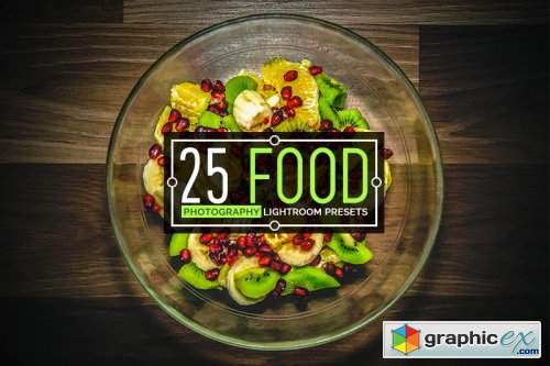 25 Food Photography Lightroom Presets
