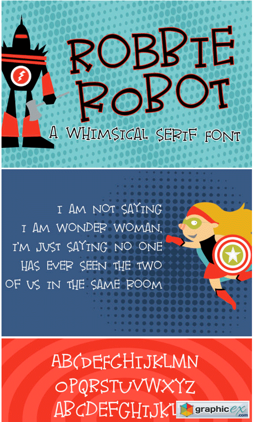 Robbie Robot Font