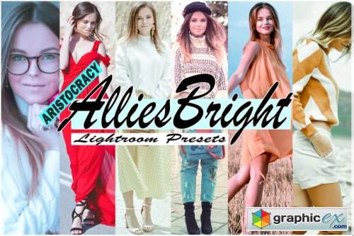 Allies Bright Instagram Blogger Lightroom Presets