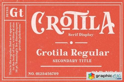 Crotila - Serif Display 
