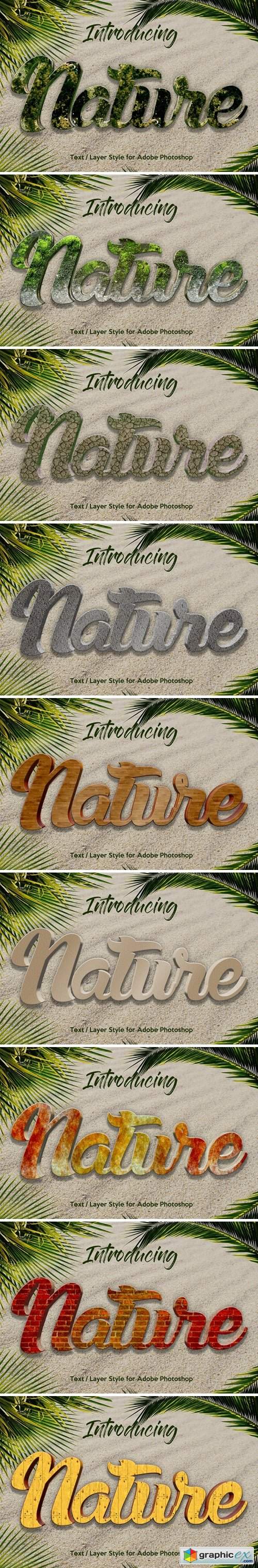 10 Nature Layer Style for Photoshop