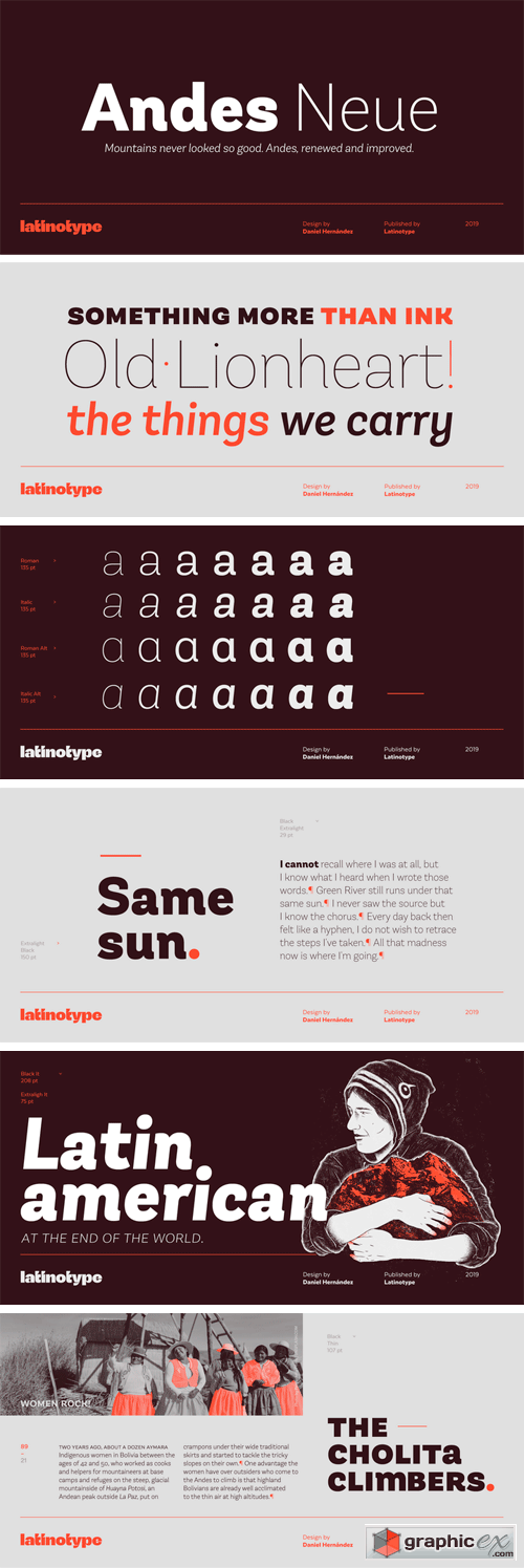 Andes Neue Font Family