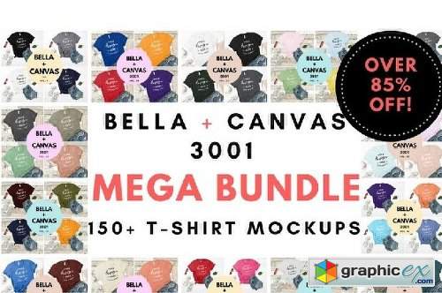 Ultimate T-Shirt Mockup Mega Bundle