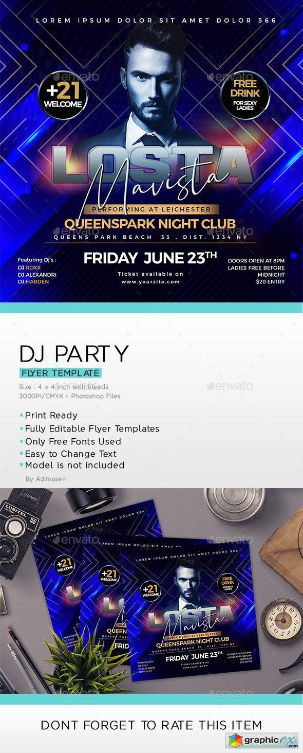 DJ Party Flyer 23828755