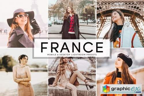 France Mobile & Desktop Lightroom Presets