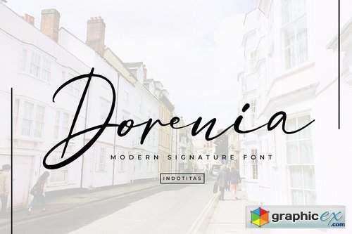 Dorenia Signature Font