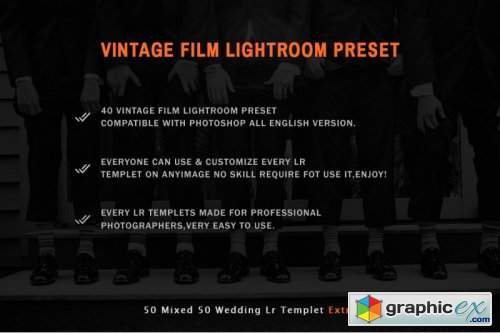 Professional Vintage Film Lightroom Preset