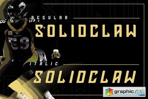 Solidclaw Display Font