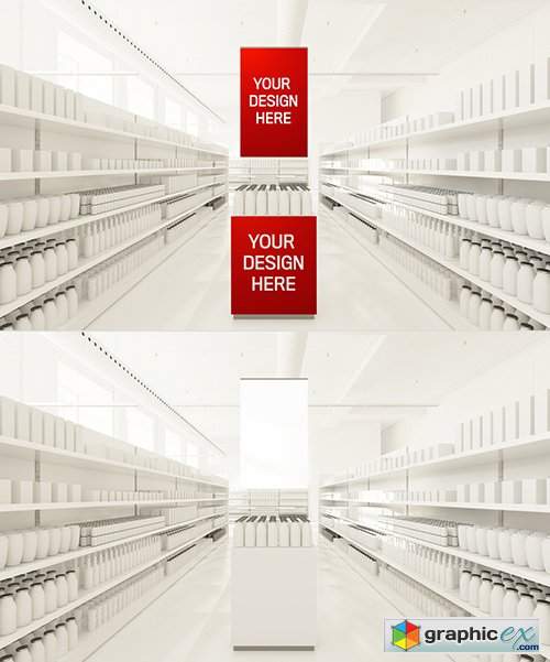 Download Product Placement Supermarket Mockup » Free Download ...
