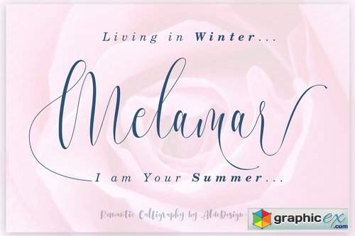 Melamar - Romantic Calligraphy Font