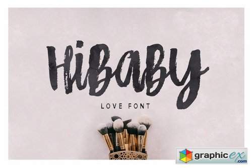 Hibaby Love Font