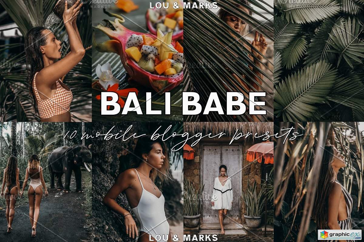 Bali Babe Blogger Lightroom Presets