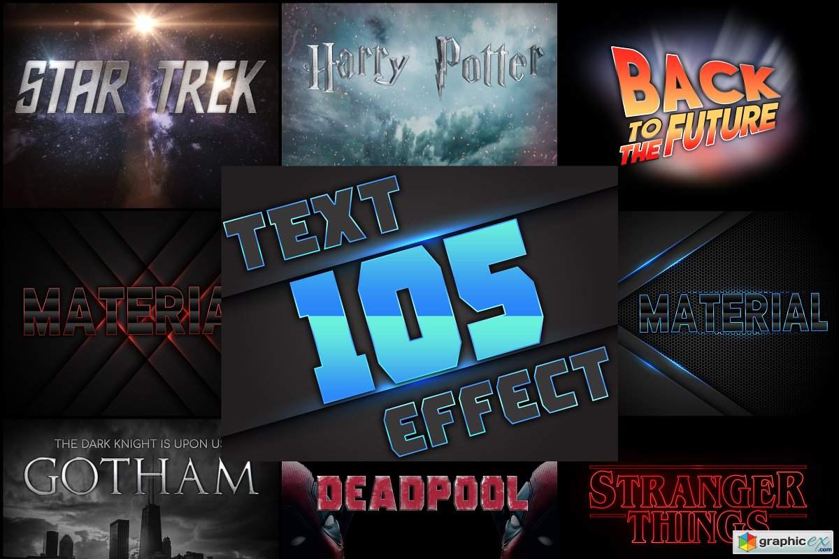 105 Professional Text Effects