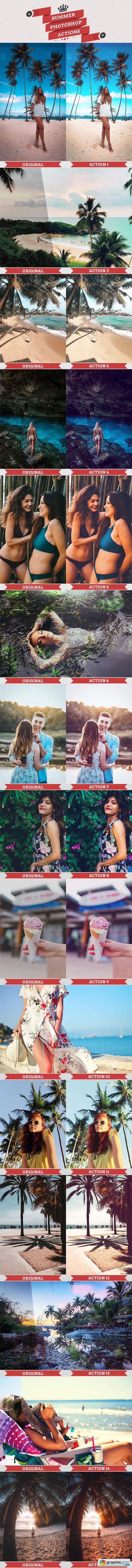 Summer Photoshop Actions