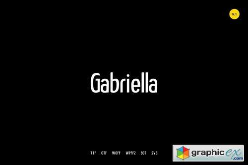 Gabriella - Modern Typeface + WebFonts