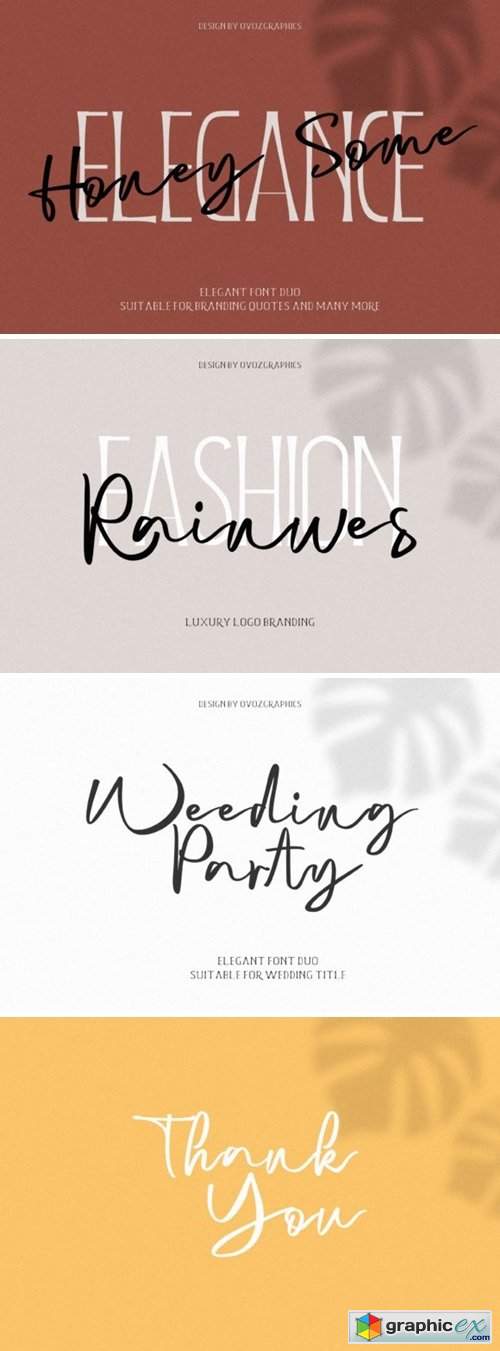 Honeysome Duo Font