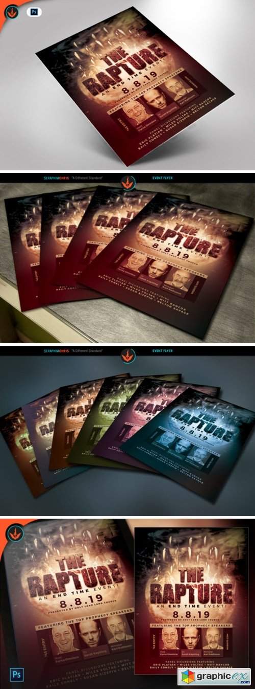 The Rapture Flyer Template
