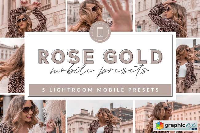 Rose Gold Mobile Presets