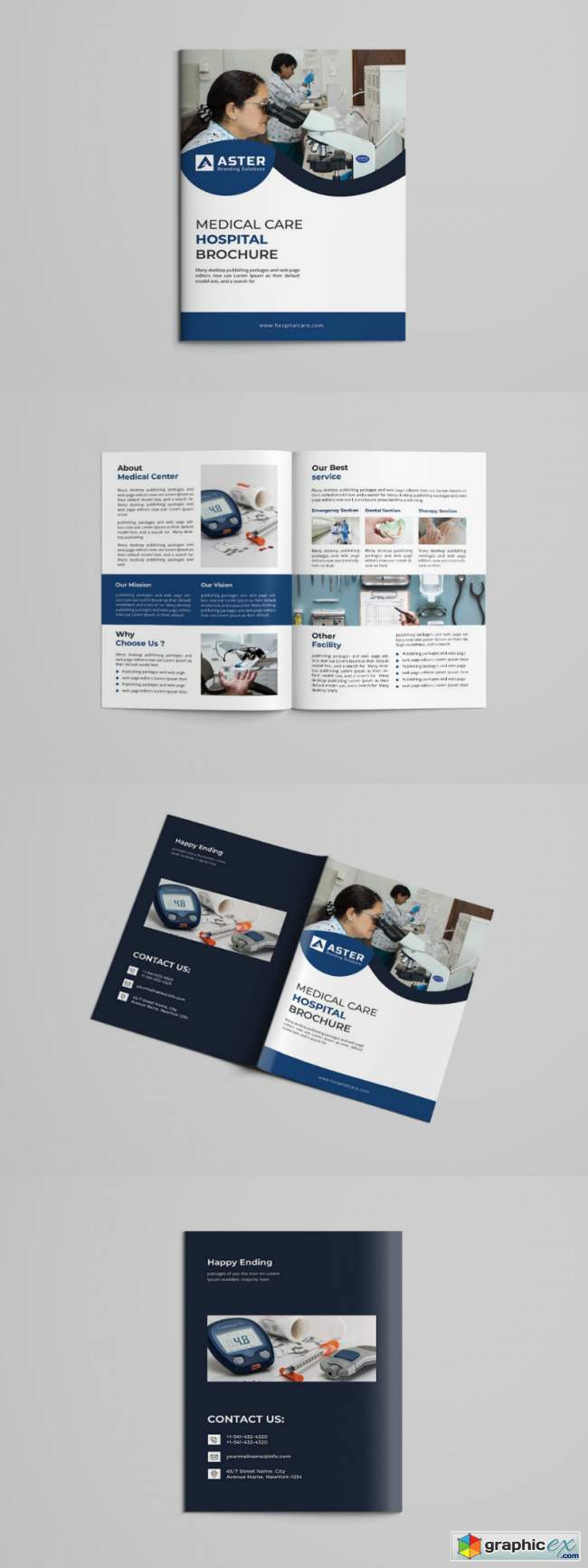 Medical Bi-Fold Brochure Template