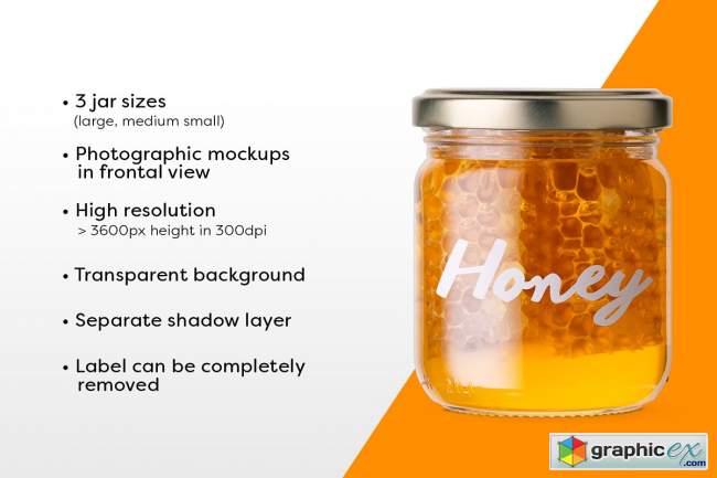 Honey Jar Mockups