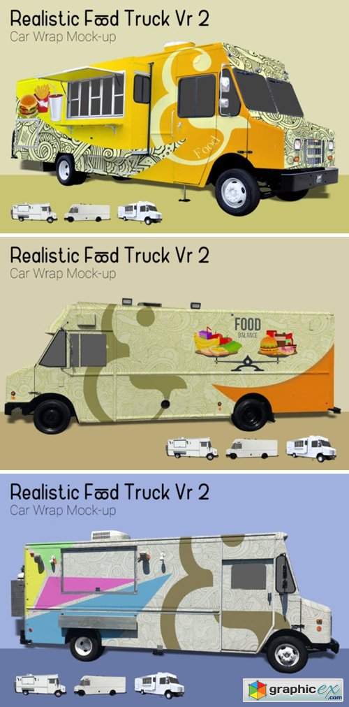 Food Truck Mock-Up Vr2